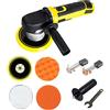 OUTFYT Dual Action Car Polisher Da Orbit macchina di polacco elettrica a caso regolabile Velocità Waxer Buffer ,Alte prestazioni(YE POLISHER)