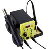 QAXRZCUCD Stazione Di Rilavorazione For Saldatura SMD Con Display Digitale 2 In 1 Da 60 W, Pistola Ad Aria Calda, Saldatore, Dissaldatore, Strumenti Riparazione Veloce E Preciso(Yellow)