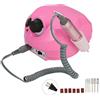 OUTFYT Trivello elettrico della macchina 30000/20000 RPM E Nail File -file Grinder Elettrico lucidatore Kit Pedicure del manicure Trapano for Gel Nails ,Alte prestazioni(Pink)