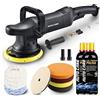 OutFyt 700W auto lucidatrice da 6 pollici 21mm Orbit Dual Action Auto Polisher Variabile Velocità Sander ,Alte prestazioni(With liquid wax)