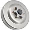 MeevrgR Pignone per motosega da 3/8 - 6, in acciaio robusto, ricambio per CS-370, CS-370F, CS-400, 402S, colore argento, sostituisce OEM A556000401, precisione adatta per uso professionale e domestico