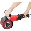 Tyvotrend Macchina di rasatura elettrica, 1580 W, smerigliatrice angolare, 6 velocità, 100-3000 giri/min, per legno, plastica, metallo, acciaio inossidabile