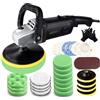 OutFyt 1200W Rotary auto lucidatore orbitale casuale 300 0RPM. Auto macchina di polacco con velocità variabile Buffer Sander lucidatura smeriglitatura Strumento ,Alte prestazioni(Polisher K3)