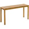 Dehner - Tavolo da Balcone Macao, ca. 142 x 75 x 40 cm, in Legno di Acacia FSC®, Naturale