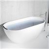 RIHO Bilbao vasca da bagno freestanding, ovale, B119001105, Bilbao bianco opaco [Vasche da Bagno > Vasche da Bagno Freestanding]