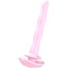 Generico Plug uretrale in silicone con asta in occhio di cavallo per gabbia di castità, accessorio rimovibile per uomo (Rosa)