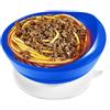 WGNIVOROUS Piatto e ciotola a prova di fuoriuscite con base a ventosa, ausili per il Parkinson per vivere, accessori adattivi per l'alimentazione di anziani e disabili (one bowl,blue)