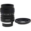 Generico Compatibile con l'obiettivo cinematografico Canon 25mm F1.4 C-Mount for EOS M Mirrorless(BLACK_C MOUTH)
