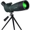 QAXRZCUCD 25-75x70 Telescopio Cannocchiale Zoom Monoculare BAK4 Prisma Con Treppiede For Tiro Al Bersaglio Bird Watching Impermeabile Oculare Potente E Ingrandimento(25-75x70 Green C)