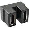 System-S Adattatore USB 4 tipo C femmina a femmina U Turn angolo 180° 40 Gbps cavo USB 4.0