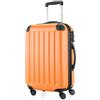 HAUPTSTADTKOFFER - Spree - Bagaglio a mano Valigia Trolley da Cabina rigido TSA ABS 4 ruote, 55 cm, 42 litres, Arancione