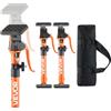 VEVOR Asta di Supporto per Martinetto, 2 Pezzi, Asta di Supporto Rapido Telescopica in Acciaio da 40 a 60 cm, Sistema Regolabile a 3 Mani con Capacità 100 kg per Sollevamento di Cartongesso
