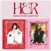 Minnie (G)I-Dle Her - incl. 80pg Booklet, 2 Cover Postcards, Lyrics Poster, (CD)