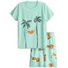 CALIDA Toddlers Set di Pigiama, Icy Mint, 116-122 Bambini e Ragazzi