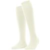 FALKE Donna Softmerino W Kh lana cotone al ginocchio tinta unita, Bianco Off-White 2040, 37-38