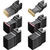 VEVOR Set da 110 Lame per Utensile Oscillante, Lame Universali per Multiutensile a Rilascio Rapido, 4 Tipi per Legno, Plastica e Metallo Morbido, Compatibili con DeWalt, Ryobi, Milwaukee e Bosch