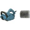 Makita N9741 - Levigatrice a Pennello 100x120 mm 860W 3500 rpm 4.2 kg + Makita P-04400 - Rodillo de puas de acero para desoxidacion y eliminacion de barniz