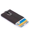 PIQUADRO - Porta carte di credito uomo RFID - Pelle di alta qualità - Colore Marrone elegante