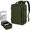 VOESLD Zaino Per Ryanair 40x20x25, Zaino Bagaglio a Mano Da Viaggio 20L | Porta PC, Impermeabile, Con Porta USB, Compatibile Con Le Maggiori Compagnie Aeree, Ideale Per Lavoro E Weekend