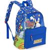 Clondo Zaino Americano Bambini Per Sonic Fan 41x31x18 cm con Spallacci Imbottiti, Divisorio Interno, Tasca Frontale e Porta Borraccia - Per Scuola, Tempo Libero, Viaggi - Blu
