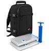 WHYGO Zaino da Viaggio 40x30x20 Impermeabile, Compatibile Ryanair - NERO