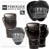 Everlast Powerlock Guanti da Boxe e Colpitori 14oz, Neri, per Sacco, Lavoro ai Colpitori e Sparring, Sicuri, Traspiranti e Resistenti - Equipaggiamento Everlast Originale