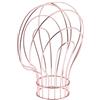 perfk Moderni Supporti per Cappelli in Metallo, Porta Parrucche Decorativi Da Tavolo, Oro rosa, come descritto