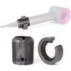 WYWY.Wide Filtro esterno di ricambio per asciugacapelli Dyson Supersonic, compatibile con modelli HD01, HD03, HD08, accessori di riparazione con spazzola per la pulizia del filtro (grigio metallizzato)