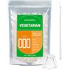 WANANFU Capsule Vuote Vegetali Taglia 000 (1000 unità) Bundle con Micro Cucchiaio, Compatibile con opercolatrice taglia 000