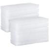 balacoo tampone Filtro per Acquario Filtro in Cotone biochimico Schiuma Spugna Supporti Media Pack Bianco Addensare Serbatoio per Pesci Filtro Pulizia Forniture 12 pz