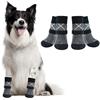 Huifengjie 2 Paia di Calzini Antiscivolo per Cani, Calzini per Cani Antiscivolo Protezioni Zampa Interno con Fondo in Gomma e Cinghie Regolabili Controllo Trazione,calzini per cani per pavimenti caldi/freddi, XS