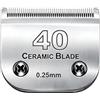 Cosyonall Lama di Ricambio Staccabile per tosatrice per Cani da Compagnia Compatibile con tosatrici Andis Oster A5, Serie Wahl KM (40# 0.25mm)