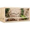 Holzkonzept OSB Terrario in legno, 100 x 50 x 50 x 50 cm, con ventilazione laterale