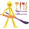 Generico Collectible Action Figures Set Con 7 Arms Set, Jointed Stop Motion Figures, Richiede Auto-assemblaggio, Stop Motion Figure, Full Body Mechanical Doll, Robot Mobile Multi-giunto (F#)
