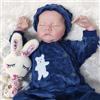 LFdolls Realistica Reborn Bambola 45 Cm Bambole Reborn Femmine Morbido Silicone Vinile Reborn Maschio Occhi Chiusi Ragazzi E Ragazze Regalo Giocattolo 18 Pollici Baby Doll Fatto A Mano Neonato