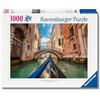 Ravensburger Puzzle 1000 pezzi, Canale Venecia - Puzzle Adulti +14 anni, 70 x 50 cm, Puzzle per Adulti, Foto Venecia Italia, Idee Regalo