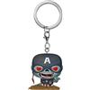 Funko Pop! Keychain: Marvel Zombies S4 - Zombie Captain America - Mini Figura in Vinile da Collezione Novità Portachiavi - Riempitivi per Calze - Idea Regalo - Merchandising Ufficiale - Minifigure