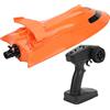 Halearo Barca RC Barca da Regata Elettrica Veloce Impermeabile 30 Km/H per Bambini Adulti Materiale ABS 4 2,4 GHz (Arancia)
