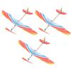 ibasenice Modello di aereo creativo fai da te, 3 pezzi, modello di aereo creativo, delicato design con uccelli, giocattolo educativo con elastico per bambini, ideale come pensierino per