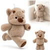 BAISHUWU Peluche di Vitello 45cm, Peluche Mucca Cuscino Morbido e Soffice, Pupazzo Che Corre, Peluche Mucche Che Corre, Pelu-che Muccas Che Corre con Gambe Mobili, Regalo per Uomini, Donne, Marrone Chiaro