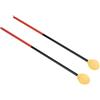 Tomotato 2Pcs Bacchette per Marimba, Bastoncini per Strumenti a Percussione per Basso per Percussioni Marimba Che Suonano Glockenspiel Marimba(Giallo)