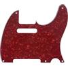 Dopro Custodia per chitarra Telecaster vintage a 5 fori, antigraffio, rosso perla, per Fender USA/Messico