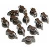 Dopro confezione da 12 Flat Top effetto vintage, set di viti Guitar Amp pollo Leserrature//puntatore manopola Flat Top Brown