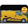 Grafic ADESIVI SCACCHIERA CHECKER VAN GRAFICA STICKERS DECALS STRIPES ADESIVI FURGONE E VAN grafiche adesivi decalcomanie camper strisce MX motocross (ALTRO COLORE (CONTATTACI))