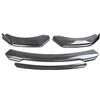 JXZHENG Auto Paraurti Anteriore Splitter Labbro Inferiore per Audi A4 B9 Avant Wagon 2015-2024, Diffusore Spoiler Anteriore Auto Accessori Auto,K