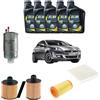 Somer Car Kit tagliando compatibile con Fiat Bravo 1.6 multijet 120cv 88kw 4 filtri + 5 litri Selenia 5W30
