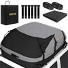 GADLANE Borsa da tetto per auto, impermeabile da 550L per auto e SUV con o senza portapacchi, con 6 cinghie robuste, tappetino antiscivolo, borsa portaoggetti (Grigio)