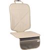 Viaviat Coprisedile per auto, tappetino anti‑calci in pelle impermeabile, protezione per bambini con imbottitura spessa e 2 grandi tasche, resistente, per tutti i sedili (Beige)