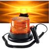 bangminda STARPIA Lampeggiante a LED Luce di Emergenza, lampeggianti per auto/trattore/camion,Base Magnetica per Spina Accendisigari CC 12-80V Veicoli (Ambra)
