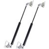Pegelong Home 38 cm 450N/15 45,4 kg Molle a gas Ammortizzatori a gas Supporti Molla a Gas Heavy Duty Suit per RV Bed Heavy TV Cabinet Un set di 2 con supporti a L